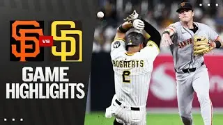 Giants vs. Padres Game Highlights (8/19/25) | MLB Highlights