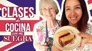 Mi SUEGRA nos ENSEÑA un PASTEL INGLES | Victoria Sponge | MARI EN LONDRES |