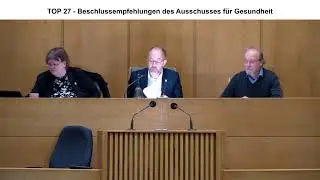 Sitzung der Bezirksverordnetenversammlung Spandau von Berlin