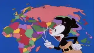 Yakko&rsquo;s World, but only countries that don&rsquo;t recognize Israel