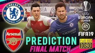 CHELSEA vs ARSENAL | FIFA 19 Predict ● UEFA Europa League Final | Broadcast Camera - 1080HD