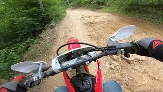 Hatfield-McCoy Trails (Pinnacle Creek) First Ride Ever! Pineville, West Virginia