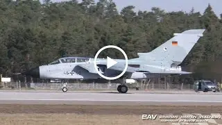 Panavia Tornado ECR - German Air Force 46+40 - takeoff at Manching Air Base