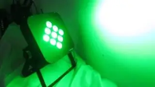 Battery powered wireless led par light dmx with Infrared Remote Control.