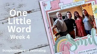 OLW Ideas | One Little Word | My 2024 Week 4 Scrapbooking & Journaling Layout Idea
