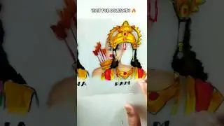 ✨Different Hindus gods 🇮🇳: acrylic painting ⭐✨#goddrawing #shorts #youtubeshorts
