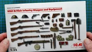 ICM 1/35 WWI British Infantry Weapons & Equipment - Kit Review