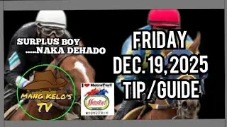 METRO TURF/DECEMBER 19, 2025/FRIDAY/Race Tip/ANALYSIS/PT 5:00PM/7RACES/ @mangkelostv20537