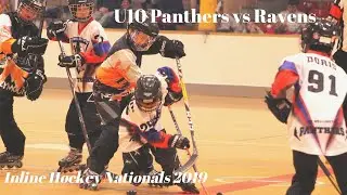 U10 Panthers vs Ravens At Inline Hockey Nationals 2019 in Levin