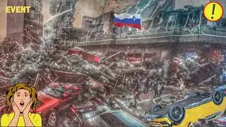 Мощное землетрясение М7.0 сотрясает Россию!⚠️ Паника, здания дрожат!...