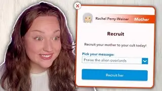 RECRUITING MY FRIENDS AND FAMILY INTO MY CULT! *BITLIFE*