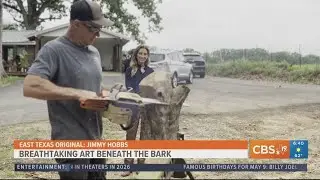 CBS19 ORIGINALS: Beneath the Bark | How an East Texas man turns nature's remnants into breathtaking