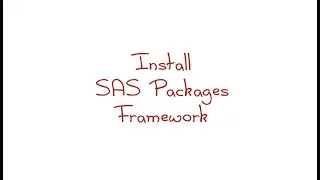 Install SAS Packages Framework