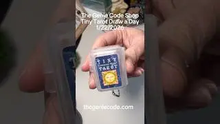 ASMR Tiny Tarot Draw a Day by The Genie✨ 1/22/26 #tarot #thegeniecode #tarotshorts #tinytarot