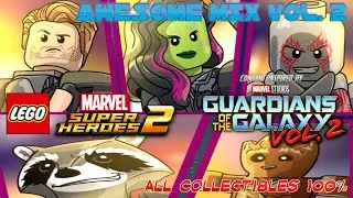 LEGO Marvel Super Heroes 2 - DLC Level: Awesome Mix Vol. 2 100% Guide (GOTG Vol. 2 Level)