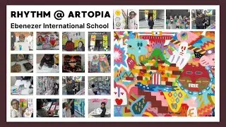 Artopia 2025 at EISB | Rhythm Guides His Papa Through a Beautiful School Art Exhibition