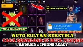 BISA MAIN‼️TUTORIAL CARA DOWNLOAD FF BETA TESTING UPDATE TERBARU 2025 LINK MEDIAFIRE WORK ALL DEVICE