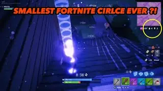 FOUR PEOPLE IN THE SMALLEST STORM CIRCLE EVER IN FORTNITE BATTLE ROYALE ( CRAZY ENDING )