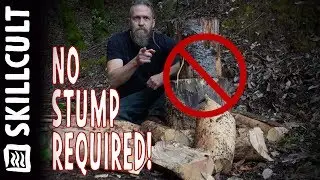 AXE Propaganda, Ground Level Splitting, No Stumps,  Axe Chopped FireWood