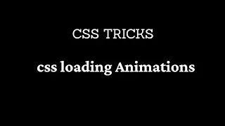 CSS LOADING BAR||SHORT VEIDO