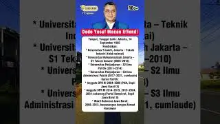 BIODATA DEDE YUSUF #infoseleb #selebviral #artist #dprri #ijazahpalsu #keluargaartis #dedeyusuf