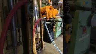 PREOWNED HARRINGTON 1/4 -TON PNEUMATIC CHAIN HOIST, MODEL #: TCR250P, S/N: 2015-H067C