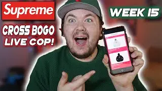 Supreme Week 15 Cross Box Logo Live Cop Success With Swiftsole!!  Major W!!!