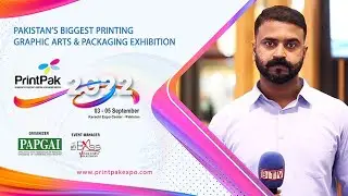 Mr. Tehseen Ali (Business Development Executive - JK Trading) Participates in PrintPak 2022.