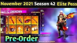 November 2021 Season 24 Elite Pass Review | Next Month Elite Pass + Pre Order | Inbd Gaming |