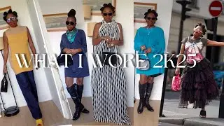 What I Wore in 2K25 | Black Designers Shaping My 2025 Parisian Palette Style