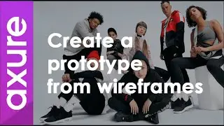 Axure Tutorial for beginners: 13 Creating a prototype from static wireframes