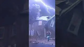 🌪️ Maison d&eacute;truite par la temp&ecirc;te&hellip; attends la suite 😱