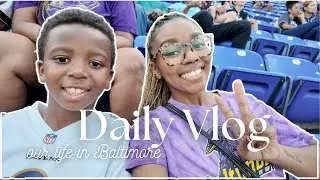 dating in Baltimore: BOY MOM edition! Raven's Game with my son
