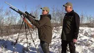 Shooting with Bipod and Shooting Sticks