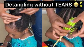 How to Detangle Kid&rsquo;s Hair without Tears