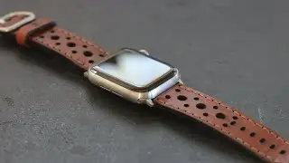 Unboxing Apple Watch Series 6 Titanium with Saddle Brown Leather Link