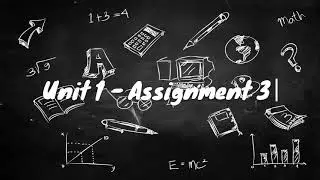 Unit 1 assignment 3 feedback