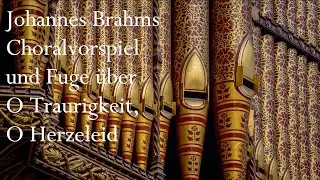 Daniel Cook plays Choralvorspiel und Fuge über O Traurigkeit, O Herzeleid by Johannes Brahms