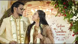 Godson & Sandhra Christian Reception video by Salt & Light Events @ VGP Heritage Resort.