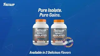 European sourced 100% Pure Whey Isolate- Fast&Up Whey Isolate