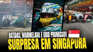 🚨GP SINGAPURA: ALONSO CHOCA F1, MAX VERSTAPPEN PARECE ESTAR NO P&Aacute;REO, E MCLAREN AINDA &Eacute; FAVORITA