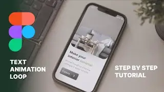 How to make a text animation loop in Figma