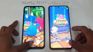 Realme P1 5G VS Samsung F15 5G Speed Test Comparison 2025