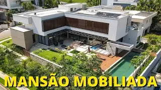 MANSÃO MOBILIADA E DECORADA DE EXTREMO LUXO À VENDA NO ALPHAVILLE FLAMBOYANT | GOIÂNIA