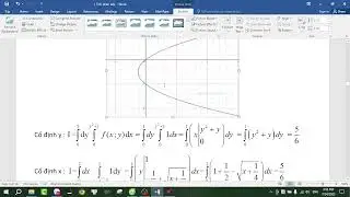 Bài 2 tích phân kép học theo thứ tự