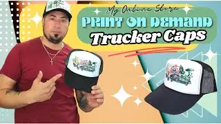 What does print on demand hats look like.