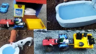 Mini water tank, mini cow bowl