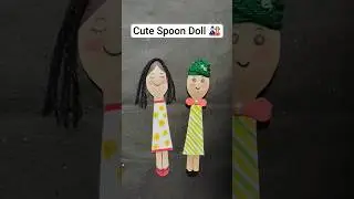 🎎CREATE Adorable SPOON DOLL at Home!