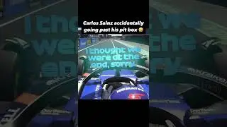 Carlos Sainz Missing his pit box #f1 #formula1 #williams #2025 #japangp #suzuka