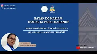 Kebaktian Minggu II dob Epiphanias, 18 Januari 2026